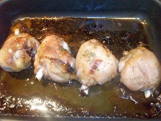 Pollo al horno con salsa Teriyaki