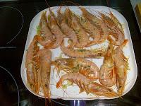 Gambones a la plancha