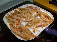 Gambones a la plancha