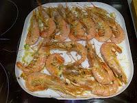 Gambones a la plancha