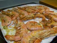 Gambones a la plancha