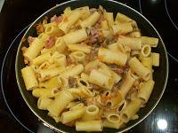 Macarrones de salvado con tomate rallado Ferlo