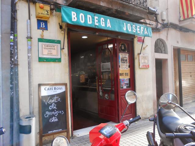 BODEGA JOSEFA...CALLE ZARAGOZA 86, BIS, BARCELONA...19-11-2013...!!!