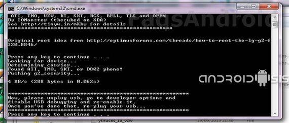 como rotear el lg g2 modelos d 800 d 802 d 803 v 380 y f 320k 3 Cómo Rotear el LG G2 modelos D 800, D 802, D 803, V 380 y F 320K