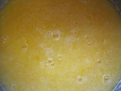 Mermelada de piña, naranja y ron