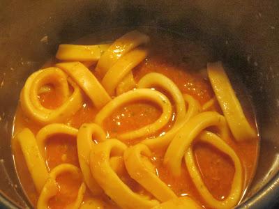 Arroz caldoso con calamares olla GM