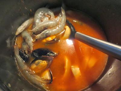 Arroz caldoso con calamares olla GM