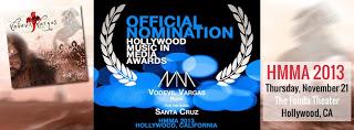 Vodevil Vargas opta a la Mejor Canción de Rock en los Hollywood Music in Media Awards 2013