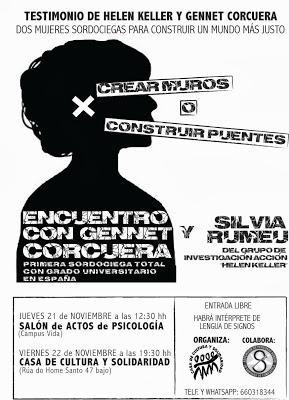 Conferencia: Experiencia personal de una universitaria sordociega Conferencia: Experiencia personal de una universitaria sordociega