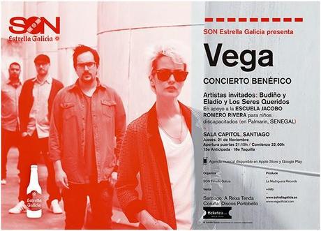 Concierto Benéfico de Vega en Sala Capitol - Santiago