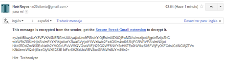Encrypted mail