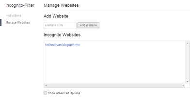 Como abrir una página web siempre en modo incógnito (Chrome)