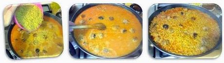 Fideuá de choricitos criollos