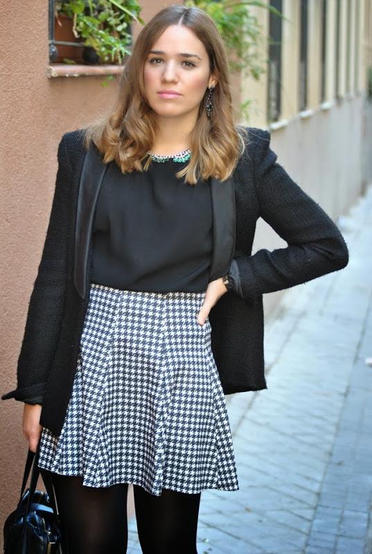 pied de poule style in madrid 1