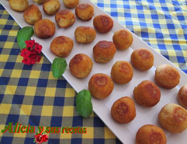BOLAS DE PATATA FRITAS