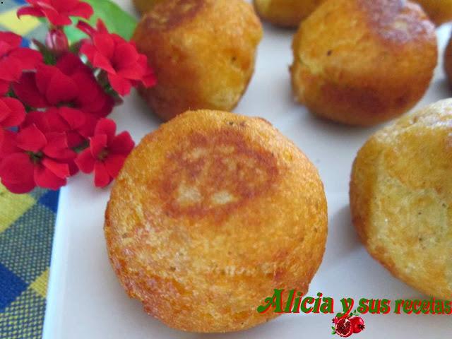 BOLAS DE PATATA FRITAS
