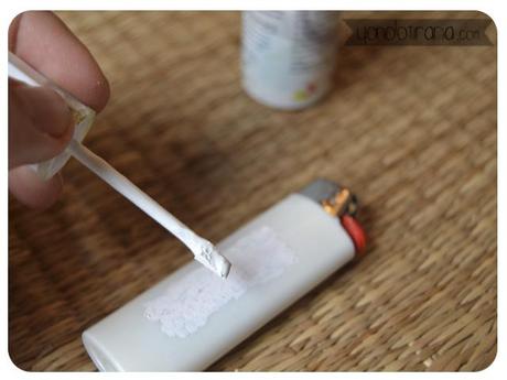 Mechero tuneado con Washi Mechero tuneado con Washi