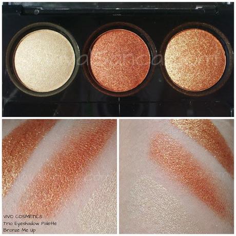 Bronze Me Up Trio Eyeshadow palette de VIVO