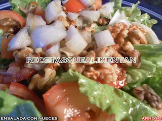 ENSALADA CON NUECES