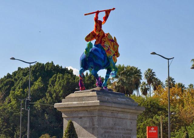 El Cid vestido de croché.