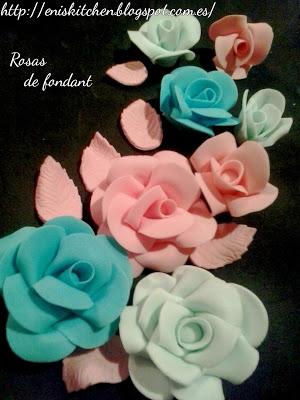 Tutorial: Rosas de fondant -de paso os enseño la familia de abejitas de fondant-