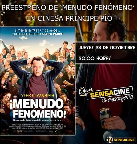 Consigue una entrada doble para el preestreno de ¡Menudo Fenómeno!