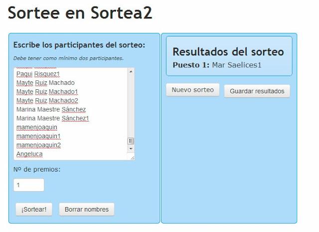 Ganadora sorteo Carmyn