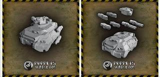 TBT Taurus artillado de Puppets War a la venta.