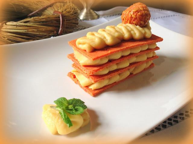 Reto de Noviembre de La Casona de Salamanca. Milhojas de Humus y Chorizo.