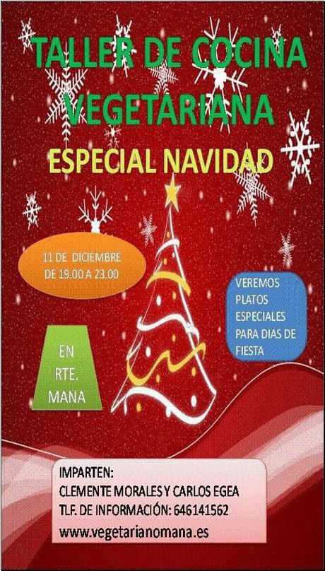 Taller de cocina vegetariana: Especial Navidad