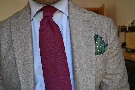 Review corbata 7 fold 100% cashmere de Viola Milano.