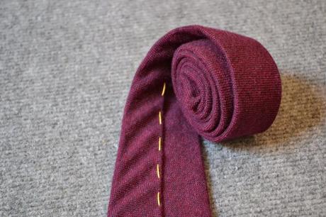 Review corbata 7 fold 100% cashmere de Viola Milano.