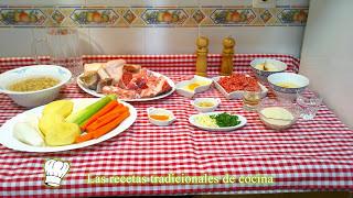 receta de cocido con pelotas