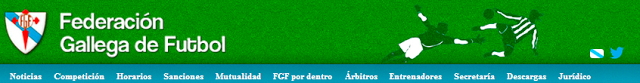 Web de la Federación Gallega de Fútbol con nueva imagen / Horarios del fútbol ourensano facilitados por la Delegación