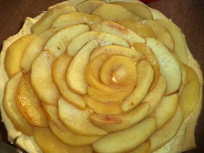Tarta de Manzana Confitada