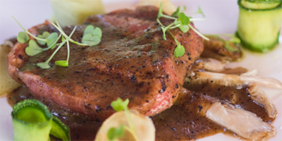 filete de res al vino dulce