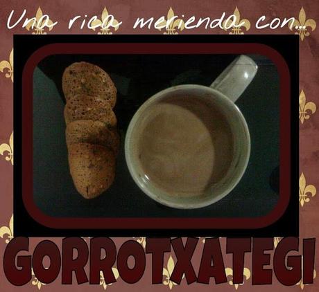 MERENDANDO CHOCOLATE Y TEJAS CON GORROTXATEGI MERENDANDO CHOCOLATE Y TEJAS CON GORROTXATEGI