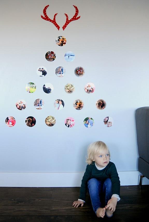 ARBOLES DE NAVIDAD EN LA PARED