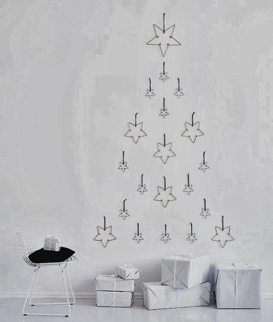 ARBOLES DE NAVIDAD EN LA PARED