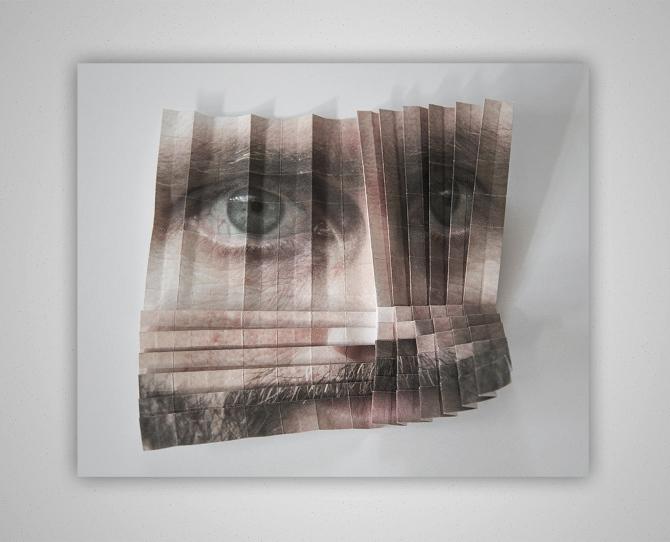 Retratos geométricos de Aldo Tolino