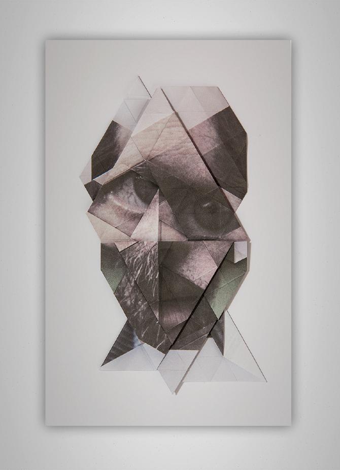 Retratos geométricos de Aldo Tolino