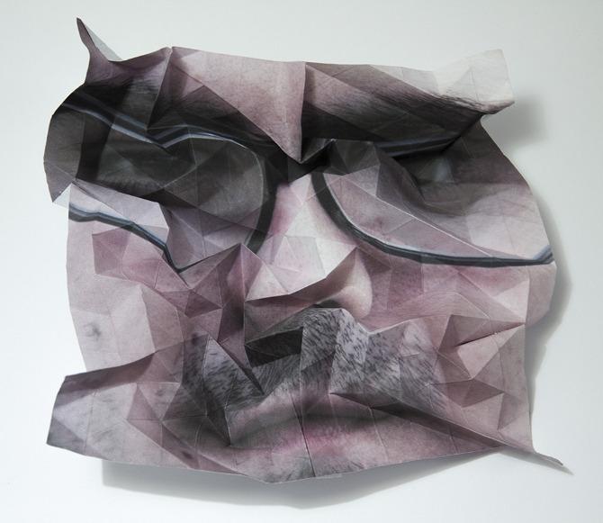 Retratos geométricos de Aldo Tolino