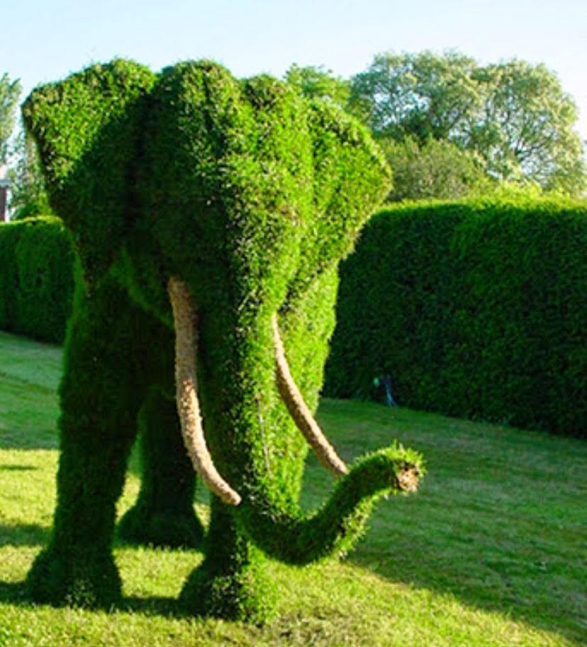 Jardines con figuras de animales y de... - Paperblog