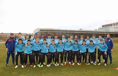 Convocatoria sub-19, partido España-Chequia