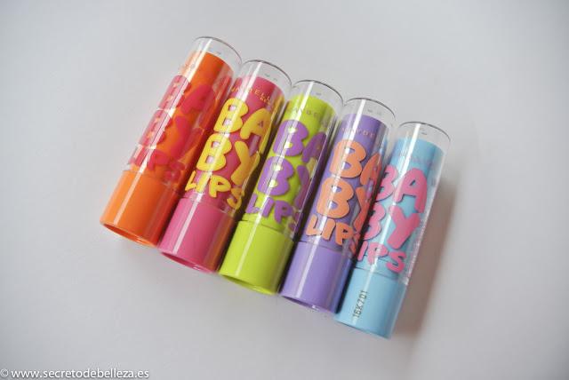 BABY LIPS DE MAYBELLINE, REVIEW Y SWATCHES.