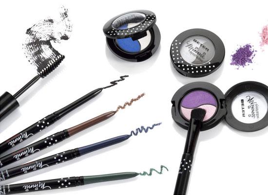 máscara eyeliners y sombras