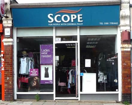 charity shop scope