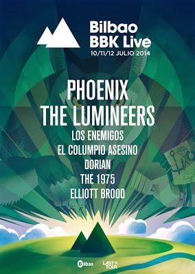 BBK Live 2014: Phoneix, Dorian, The Lumineers, El Columpio Asesino...