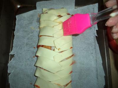 Trenza de Verduras, Legumbres y Gambas