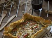 Pastel verduras pasta filo
